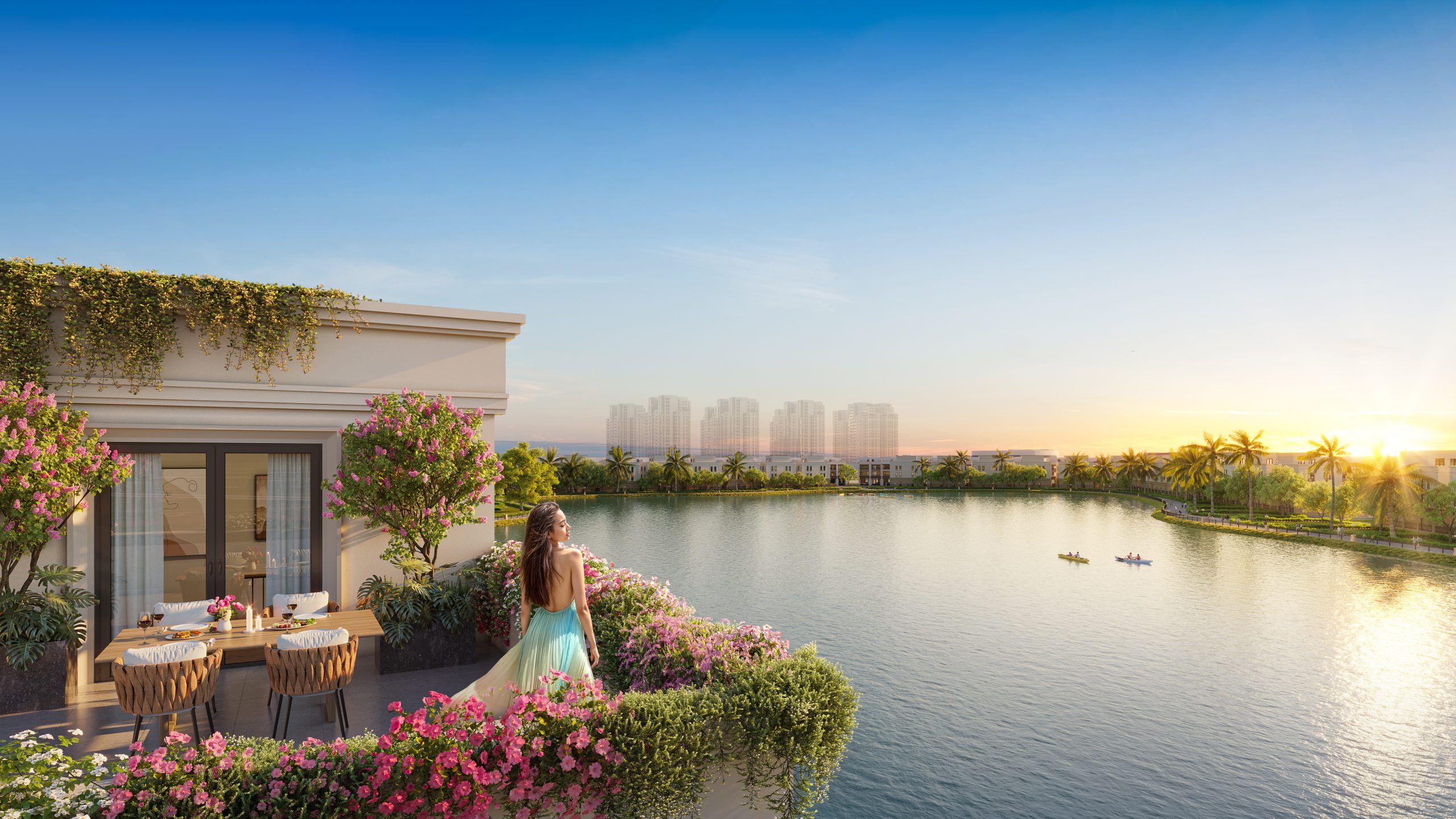 Phối cảnh phân khu thấp tầng dự án Vinhomes Green City. Ảnh: Vinhomes